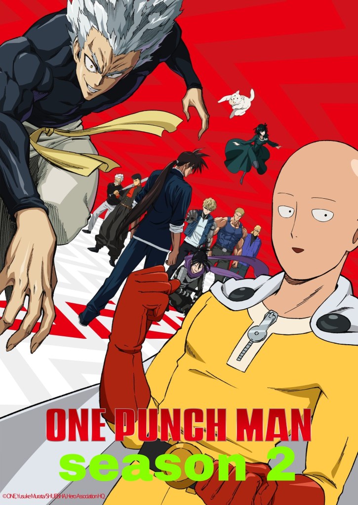 One punch man season 2 all episodes hindi fandub 720p HD,480p SD
